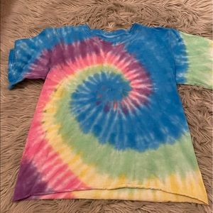 tie dye crop top
